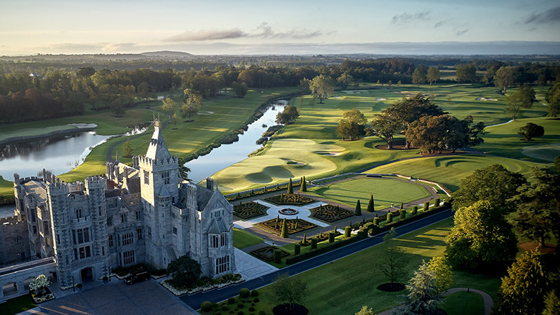 Aeriel view - Adare Manor Manor House and Gardens (Pic: Production 54)