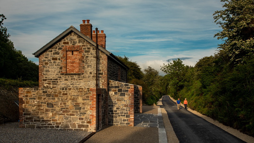 Gerard and Mary Liston at Barnagh Station House on the Limerick Greenway. Photo: Seán Curtin, True Media.