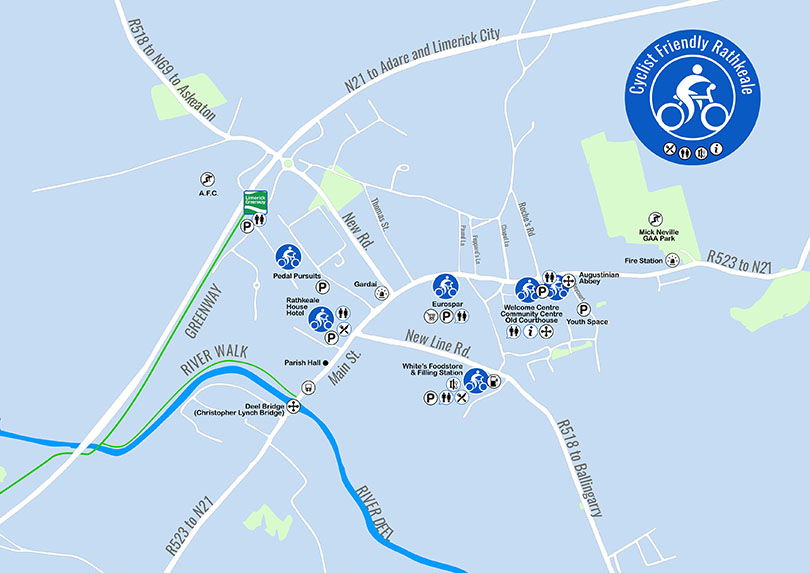 Cyclist Friendly Rathkeale Map