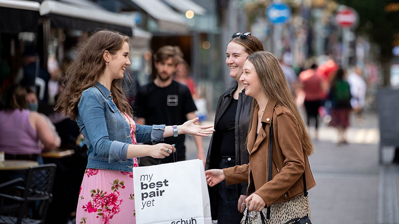 Shopping in Limerick City Centre. Photo: Alan Place