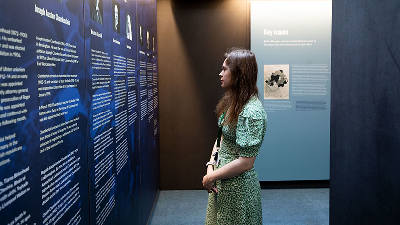 National Archives Anglo-Irish Treaty Exhibition (Pic Alan Place)