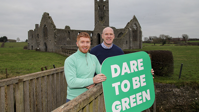 Cian Lynch with Paul O'Connell at TLC7. Photo Alan Place