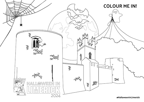 Halloween in Limerick Colouring Activity